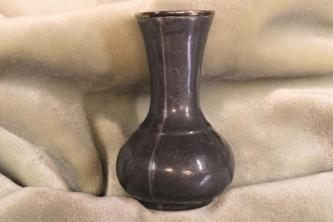 Antiques - MINIATURE LEAD VASE. 20TH CENTURY (T)