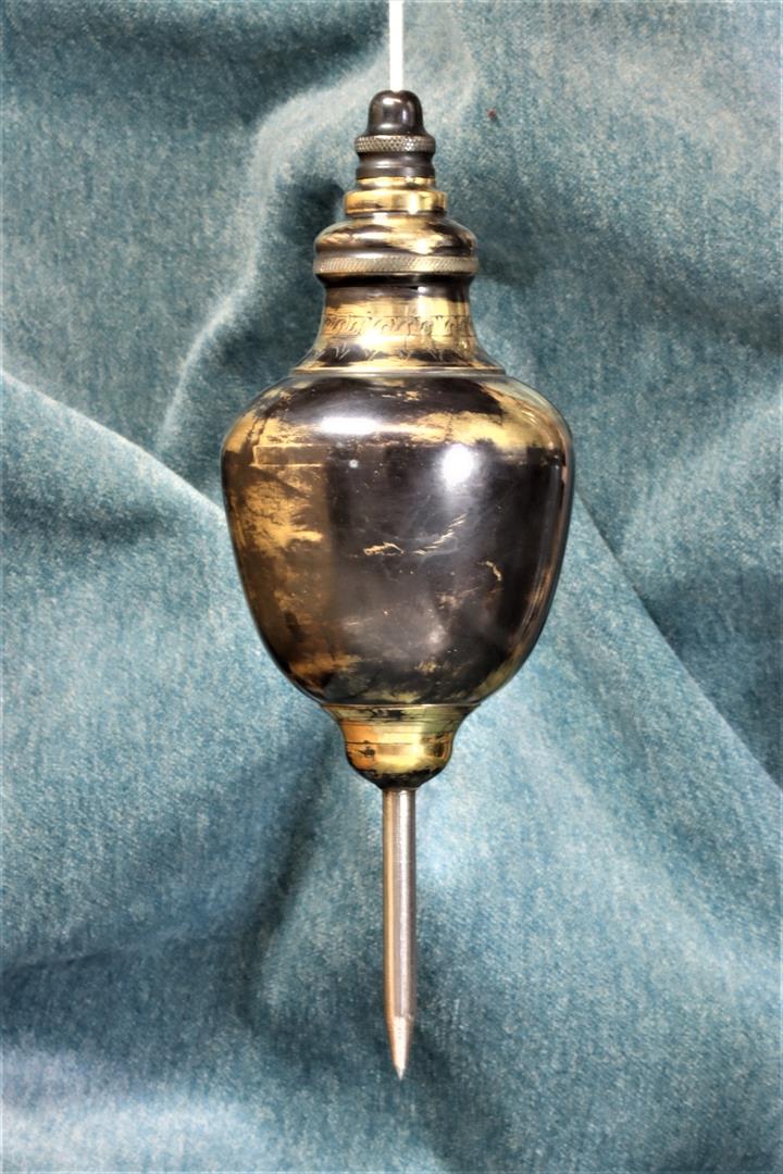 Antiques - ORNAMENTAL PLUMB BOB. LARGE SIZE. S.XX (T)