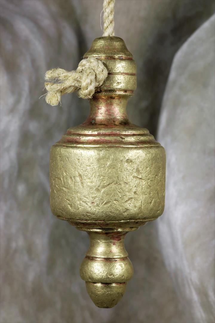 Antiques - PERICO BRONZE PLUMB BOB. FIXED HEAD. S.XVIII (T)