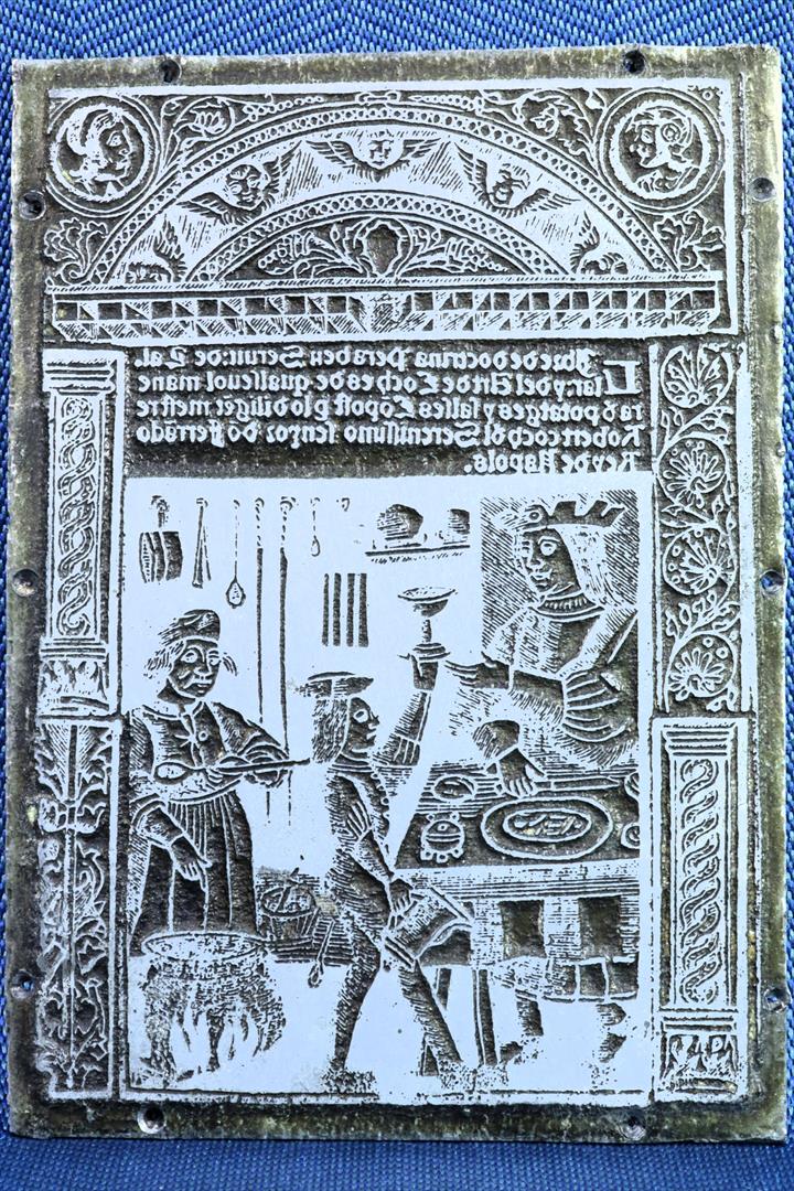 Antiques - PHOTOGRAVURE PLATE. BOOK PAGE. S.XX (T)