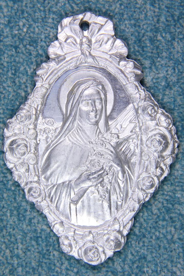 Antiques - PIOUS UNION MEDAL OF SAINT THERESITA OF THE CHILD JESUS. (T)