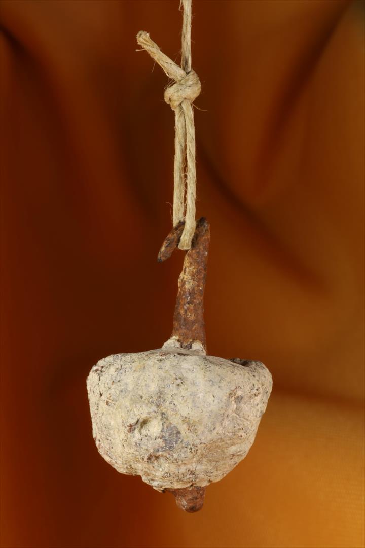 Antiques - PLUMB BOB. LEAD MORTAR. HOOK AND POINT. 13TH-15TH C. (T)