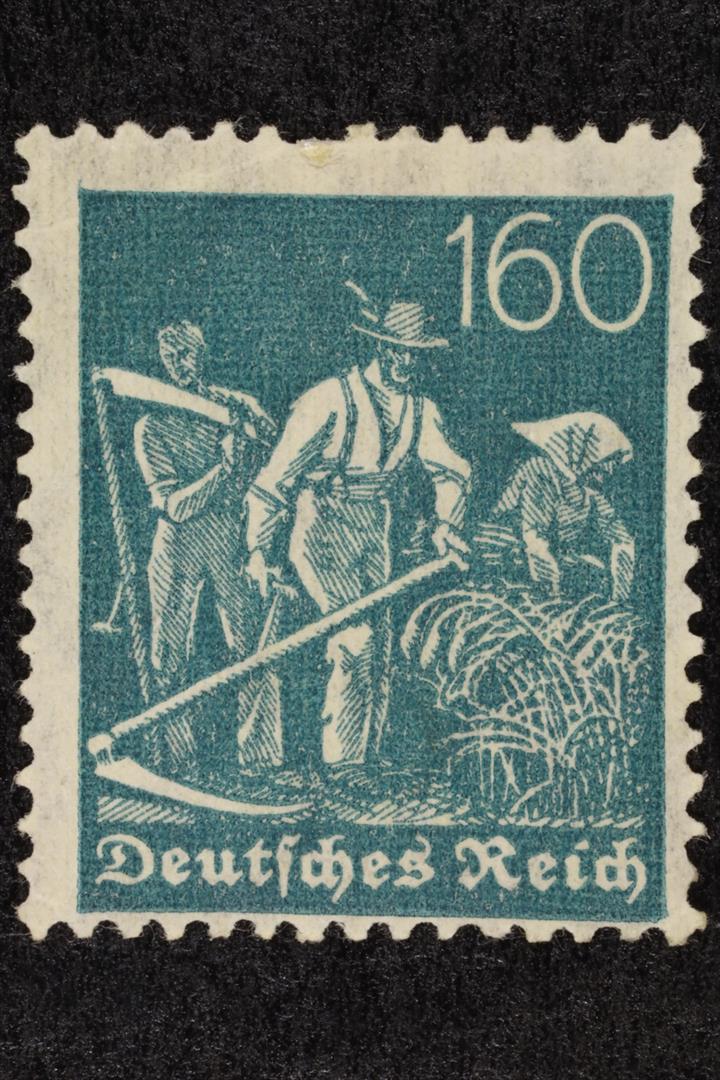 Antiques - POSTAGE STAMP. GERMANY. 160 PENCE. DEUTSCHES REICH. (T)