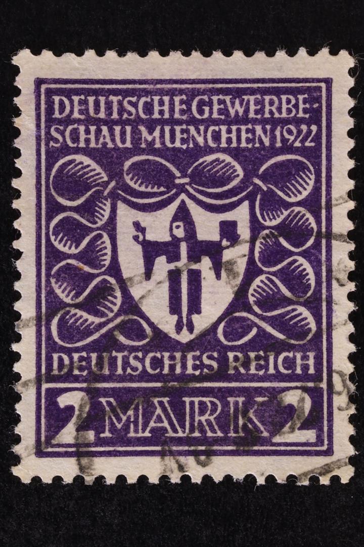 Antiques - POSTAL STAMP. GERMANY. 2 MARKS. 1922 (T)
