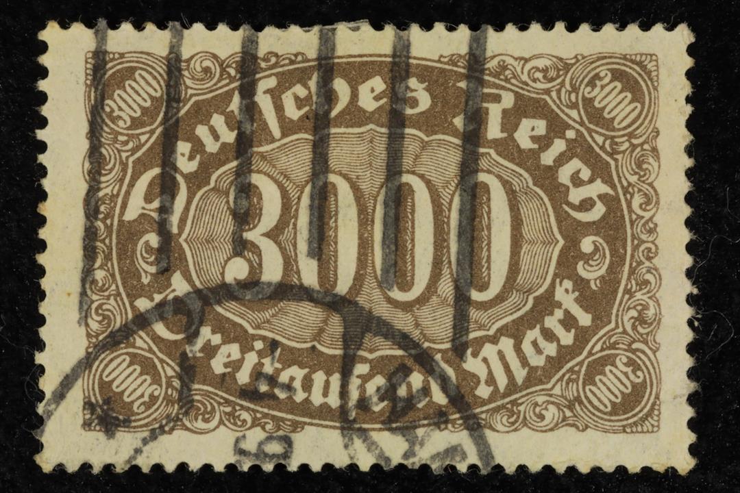 Antiques - POSTAL STAMP. GERMANY. 300 MARKS. USED (T)
