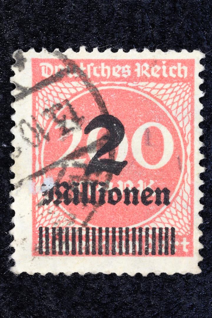 Antiques - POSTAL STAMP. GERMANY. 2MM MARKS. USED. (T)