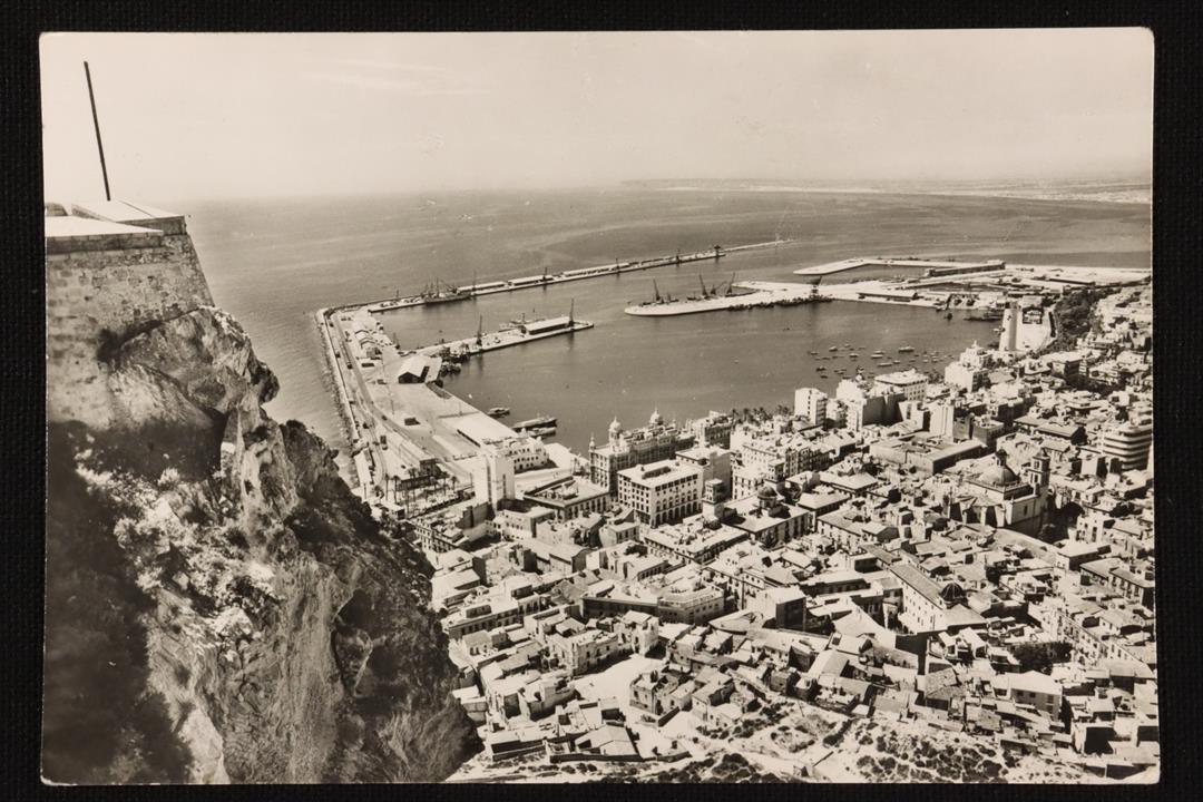 Antiques - POSTCARD ALICANTE PARTIAL VIEW AND HARBOUR. PHOTOGRAPHIC PAPER. 11581 (T)