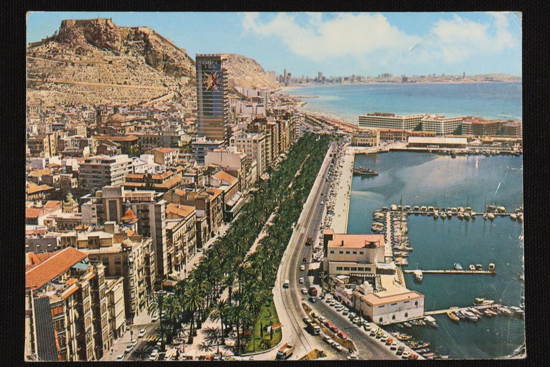 Antiques - POSTCARD ALICANTE PARTIAL VIEW. IN COLOUR. 140 (T)