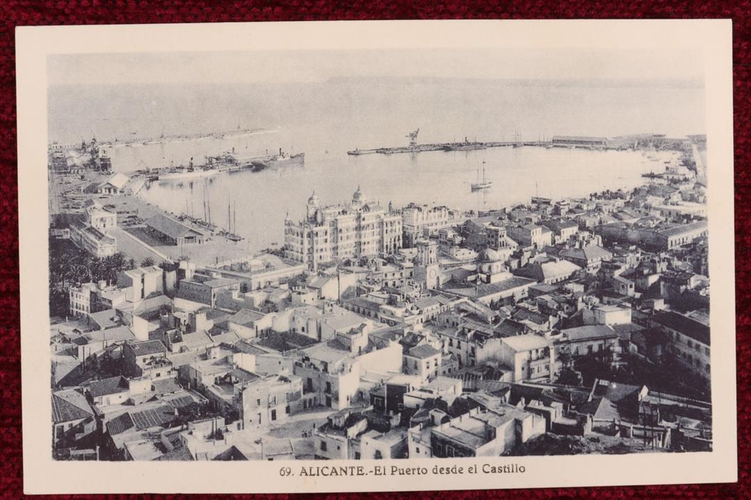 Antiques - POSTCARD ALICANTE. THE PORT 69. (T)