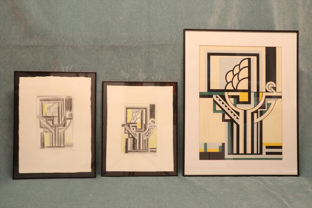 Antiques - SCREEN PRINTING AND DRAWINGS ANZO. AUTHOR'S PROOF. (T)