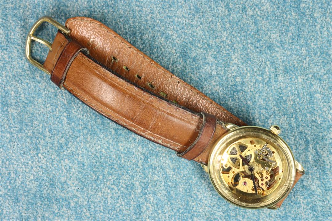 Antiguedades de skeleton wristwatch manual