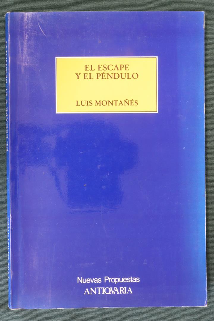 Antiques - THE ESCAPE AND THE PENDULUM. LUIS MONTAÑÉS. 1991 (T)