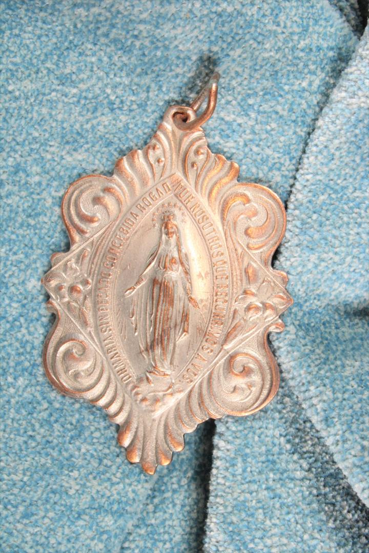 Antiques - VIRGIN MERCY MEDAL. OH SINLESS MARY CONCEIVED. S.XX (T)