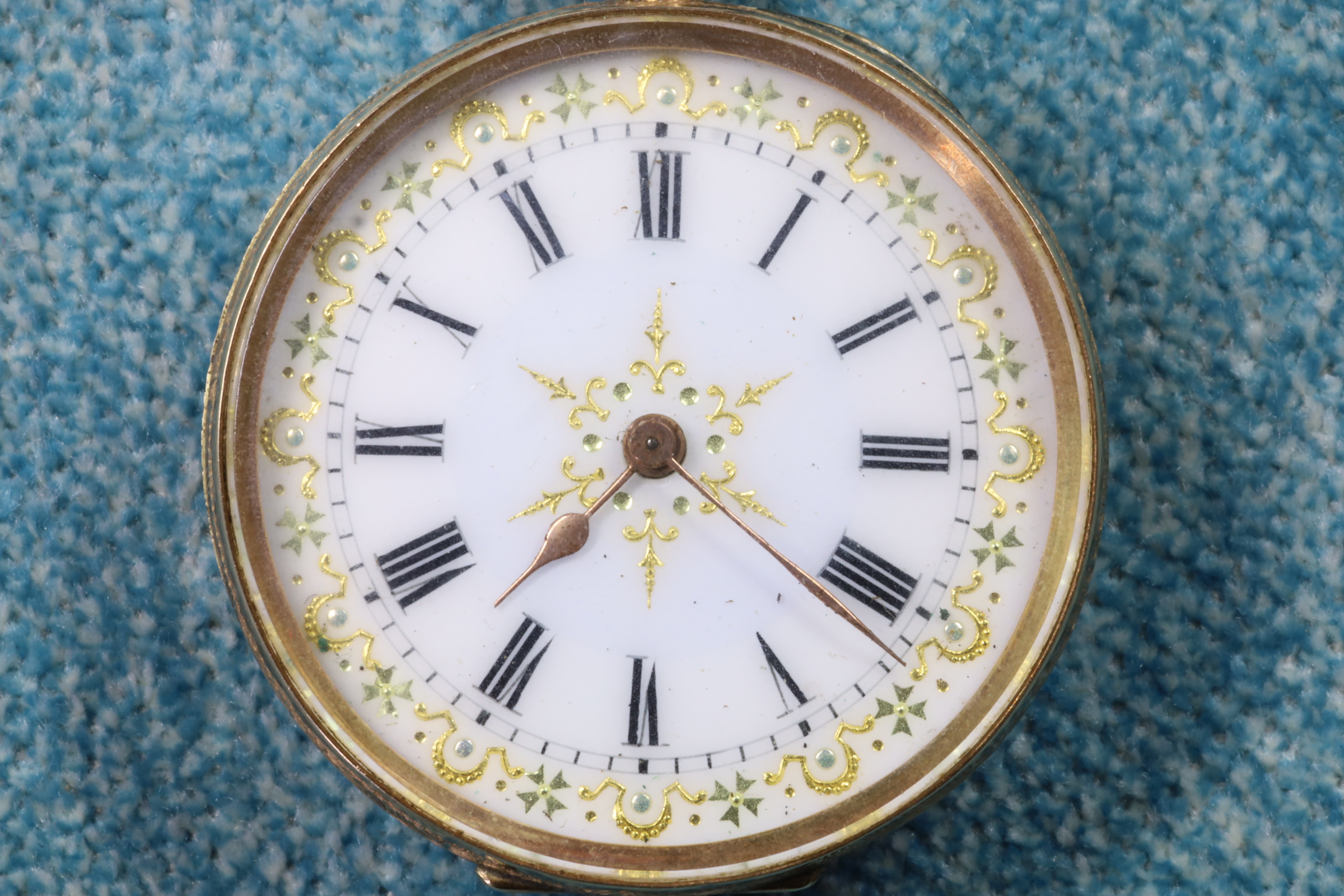Antiguedades de RELOJ DE BOLSO DE MUJER ORO CON CAJA SXX